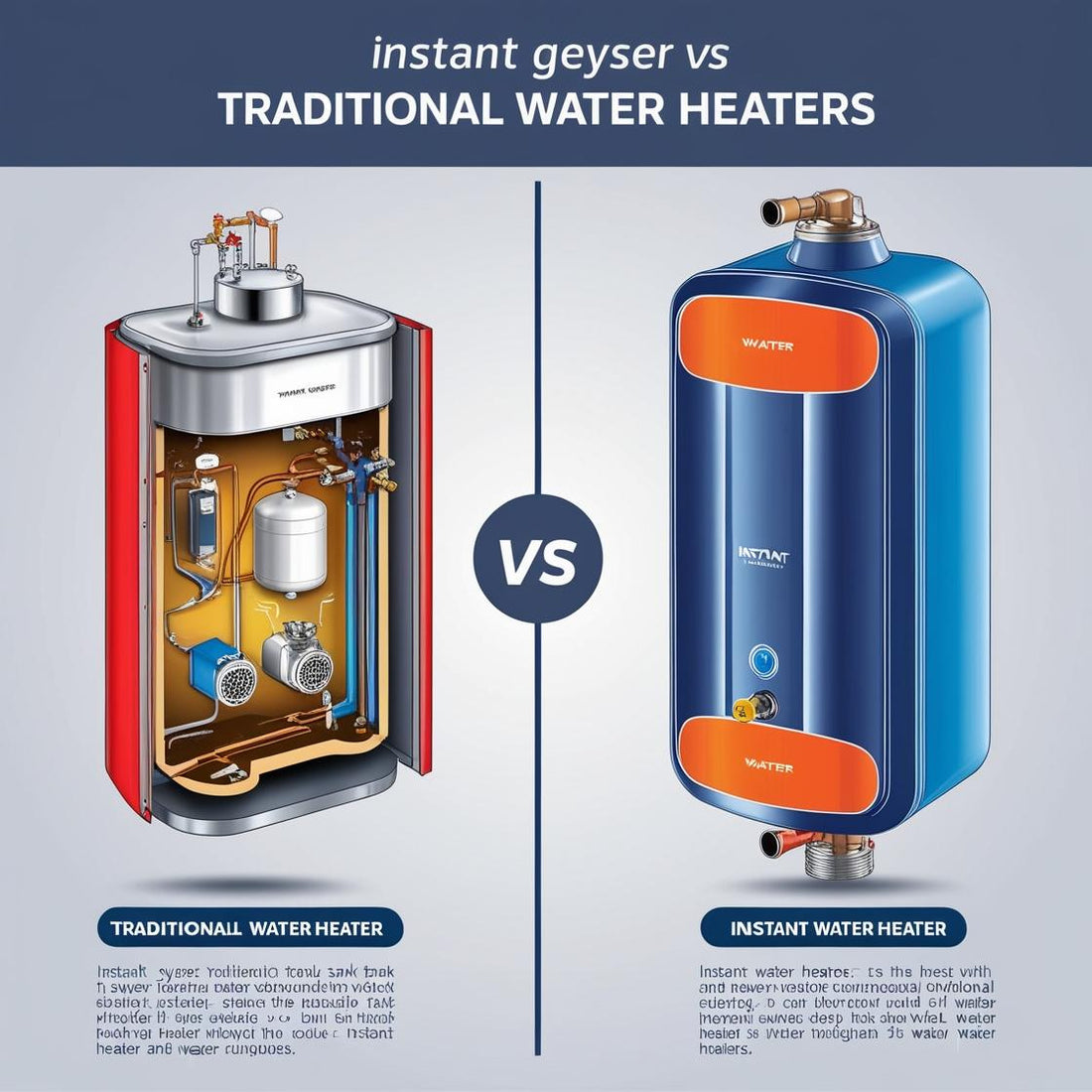 Instant Geysers vs. Traditional Water Heaters: Which is Better?