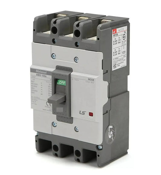 LS Electric ABS203c 3-Pole Molded Case Circuit Breaker – 200A/250A