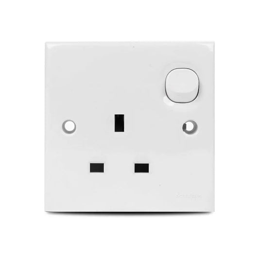 E-Series 13A 3 Pin Flat Switch Socket Price in Pakistan