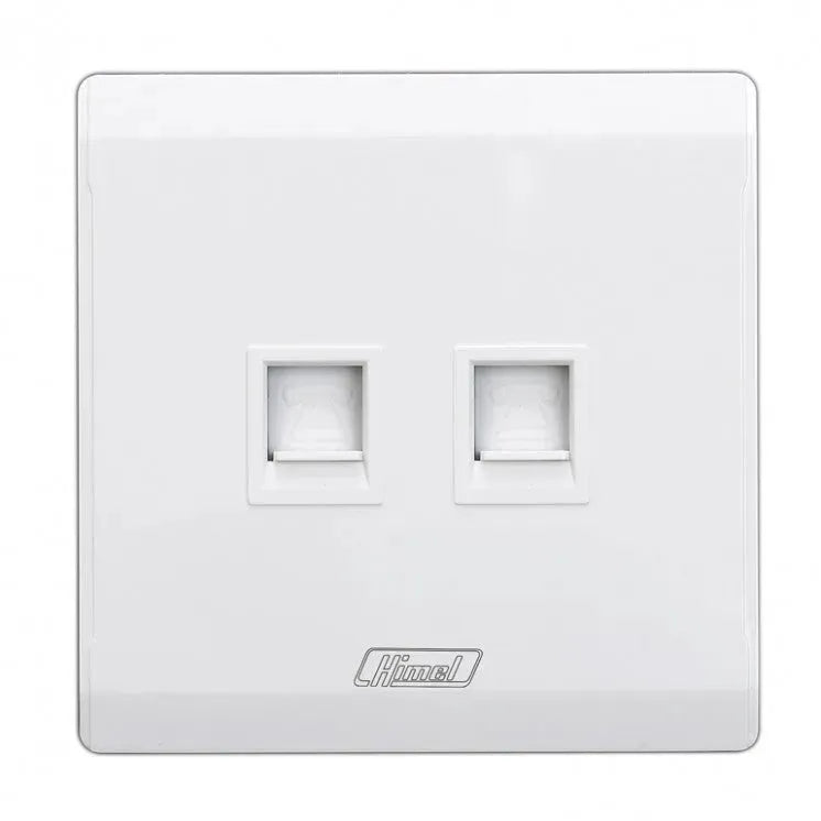 Himel 1-2 Gang Shuttered Telephone Outlet