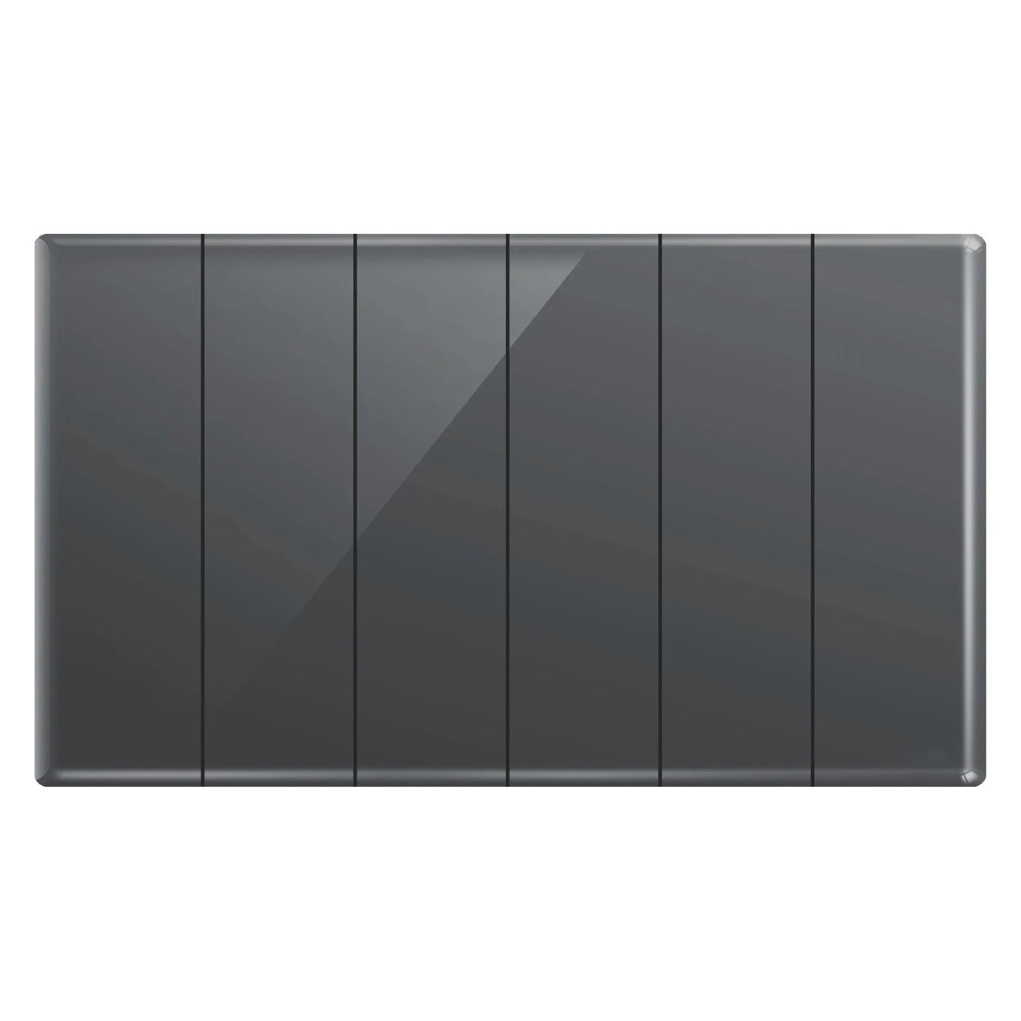 Aqua Glasskin Grey 6 Gang Switch Price in Pakistan