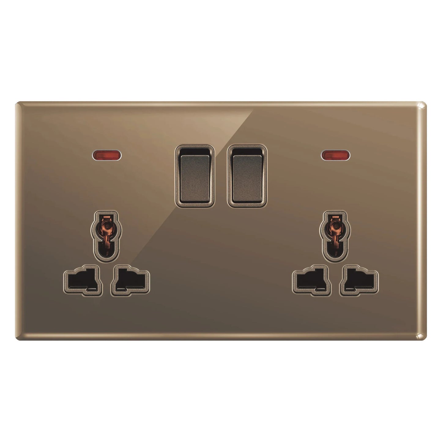 Aqua Glasskin Bronze Double Multi Socket Price in Pakistan