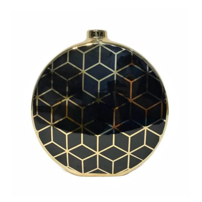 Black And Gold Ceramic Vase Price in Pakistan