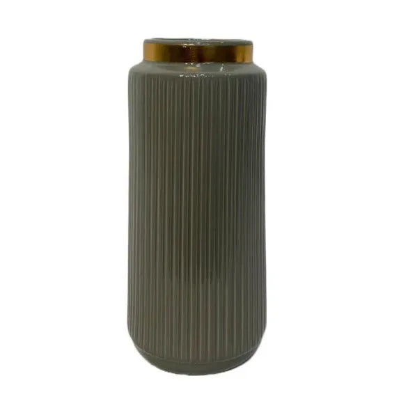 Ceramic Flower Vase Olive Large Price in Pakistan