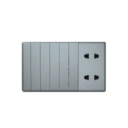 Clopal Thunder Series Light Plug Sw + Extra Soc Price in Pakistan