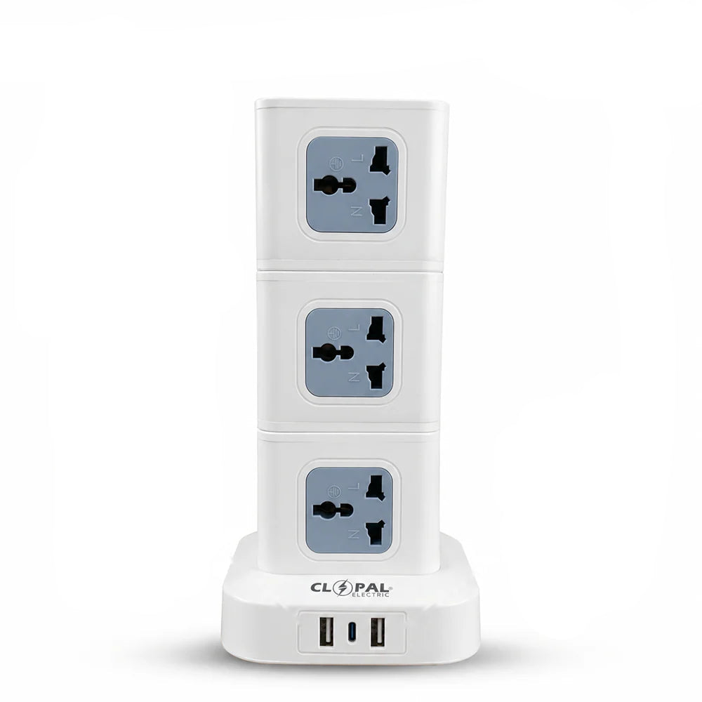 Clopal 13 Way Tower Extension Socket Price in Pakistan