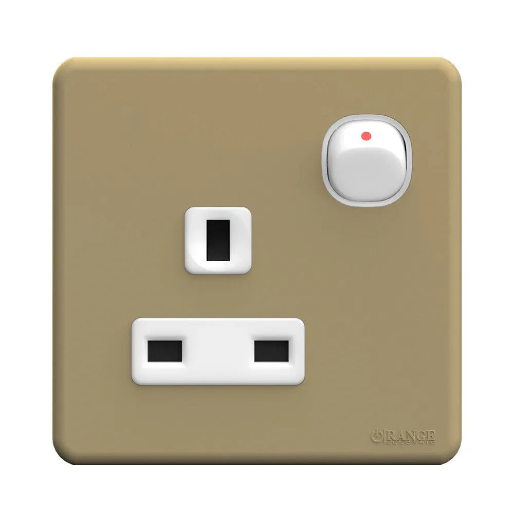 Enigma Double Pole Switch with Indicator Gunmetel Color Price in Pakistan