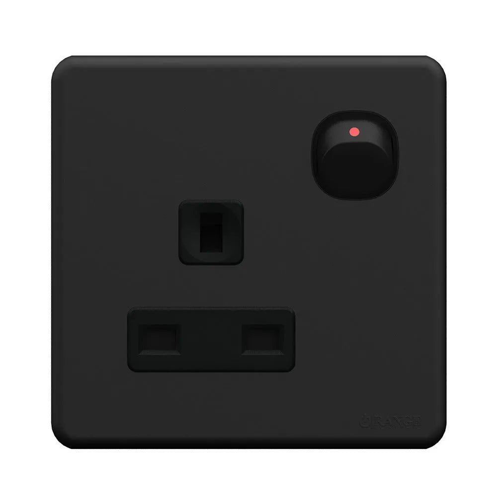 Enigma Double Pole Switch with Indicator Pearl Black Color Price in Pakistan