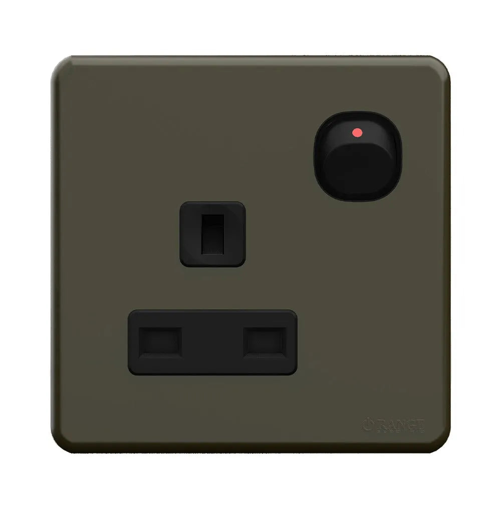 Enigma Double Pole Switch with Indicator Silver Shimmer Color Price in Pakistan