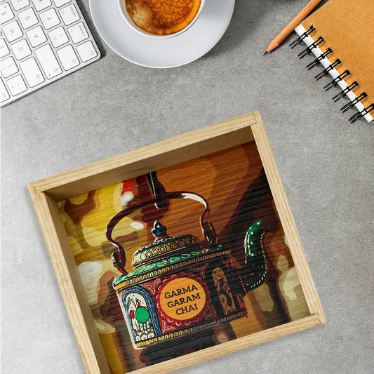 Garam Chai Kettle Art Tray Price in Pakistan