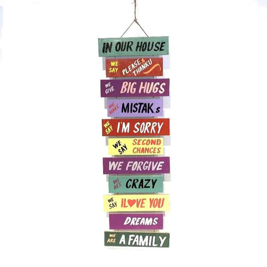 Decorative Hanging Home Rules Price in Pakistan