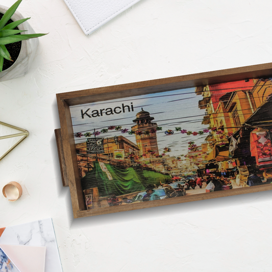 Iconic Karachi Art Tray Price in Pakistan