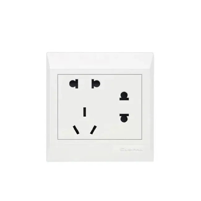Clopal Ideas White Series 2 Gang TV Outlet Price in Pakistan