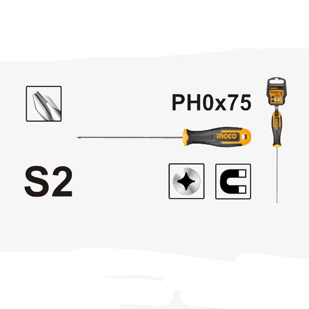INGCO HS68PH0075 Phillips Screwdriver
