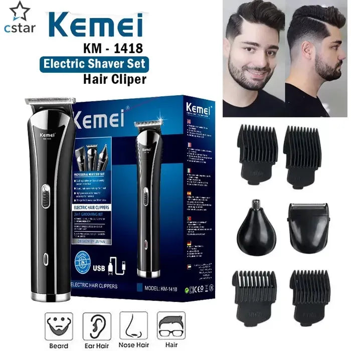 Kemei Electric 3 In 1 Hair Clipper Price in Pakistan