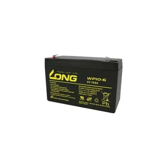 Long 6V 10Ah Dry Maintenance Battery (WP10-6)