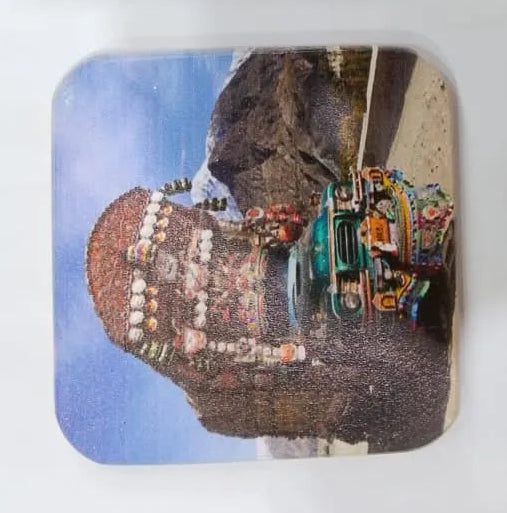 Mandala Patterns & Cultural Printed Wooden Tea Coasters Price In Pakistan