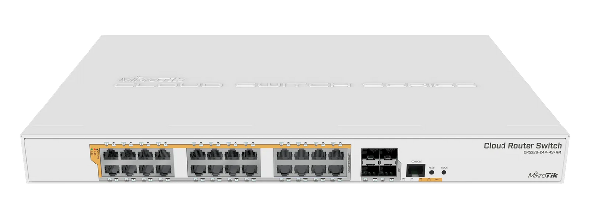 MikroTik CRS328-24P-4S+RM 24-Port Gigabit PoE Switch