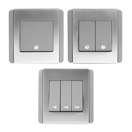 neo 1 4 gang horizontal white with led Price in Pakistan