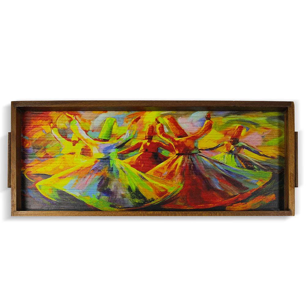 Sufi Colorful Serving Tray Price in Pakistan