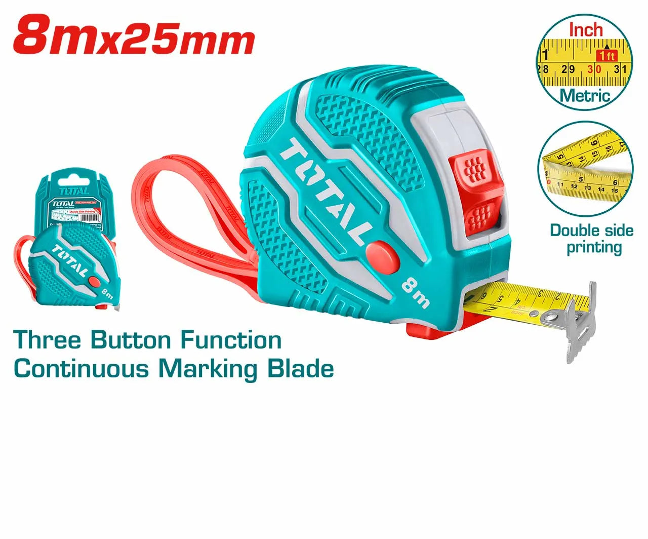 Total Steel Measuring Tape Price in Pakistan
