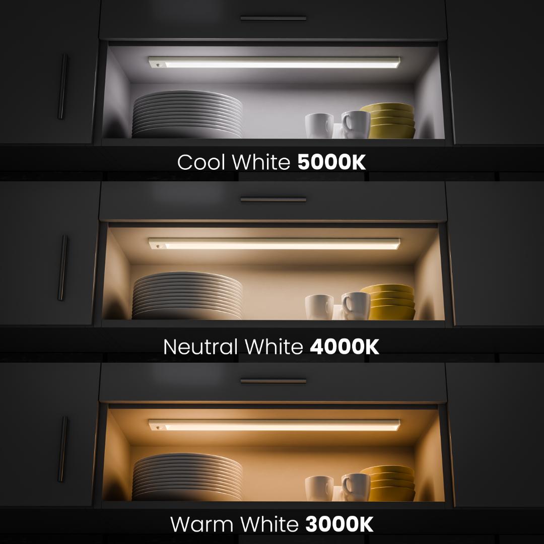 Ultra-thin 3 Colors Motion Sensor Cabinet Light