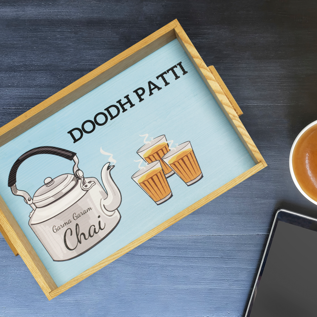 Doodh Patti Kettle Design Tray Price in Pakistan