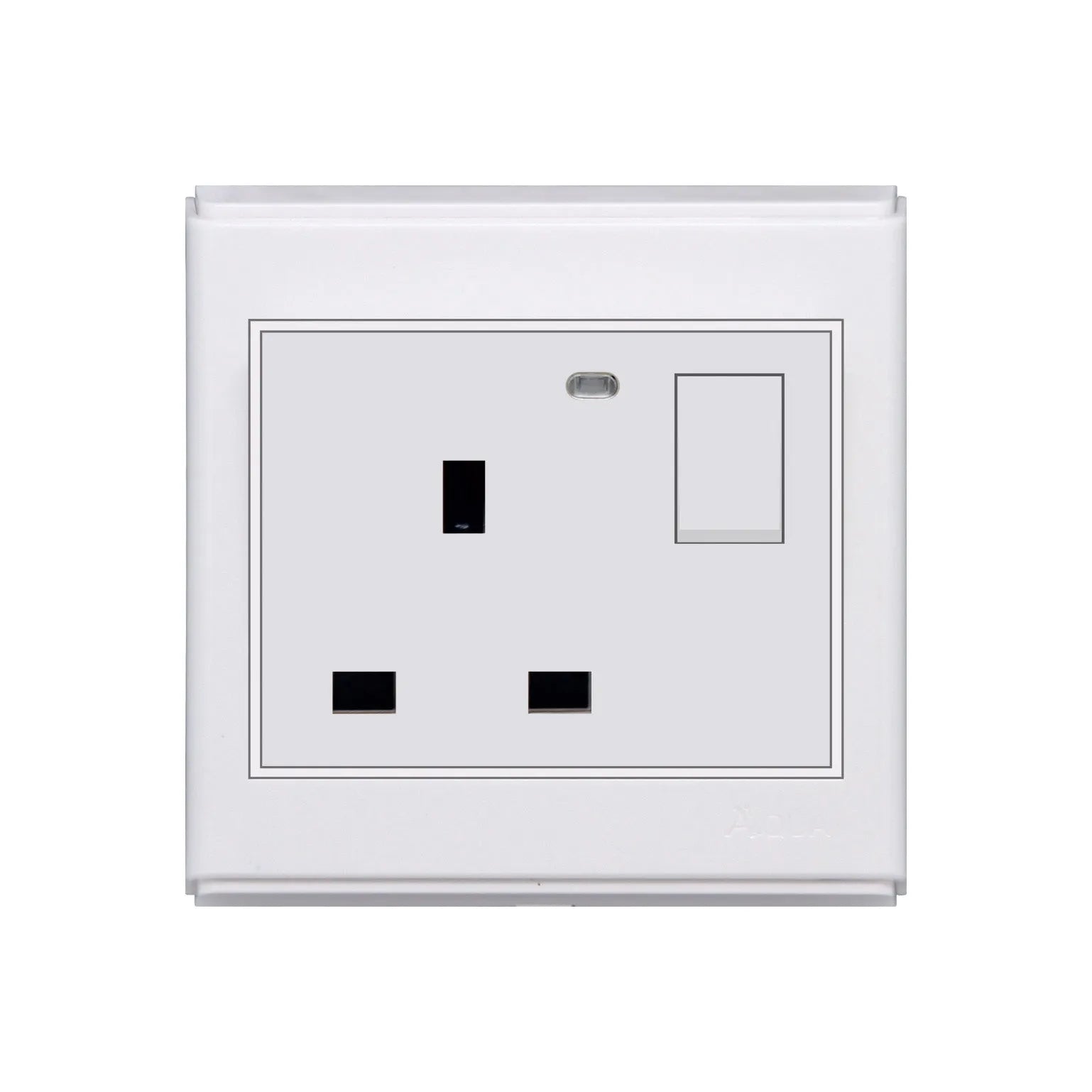 AQUA SAPPHIRE 13 AMP FLAT PIN SWITCH AND SOCKET WITH LED Price in Pakistan