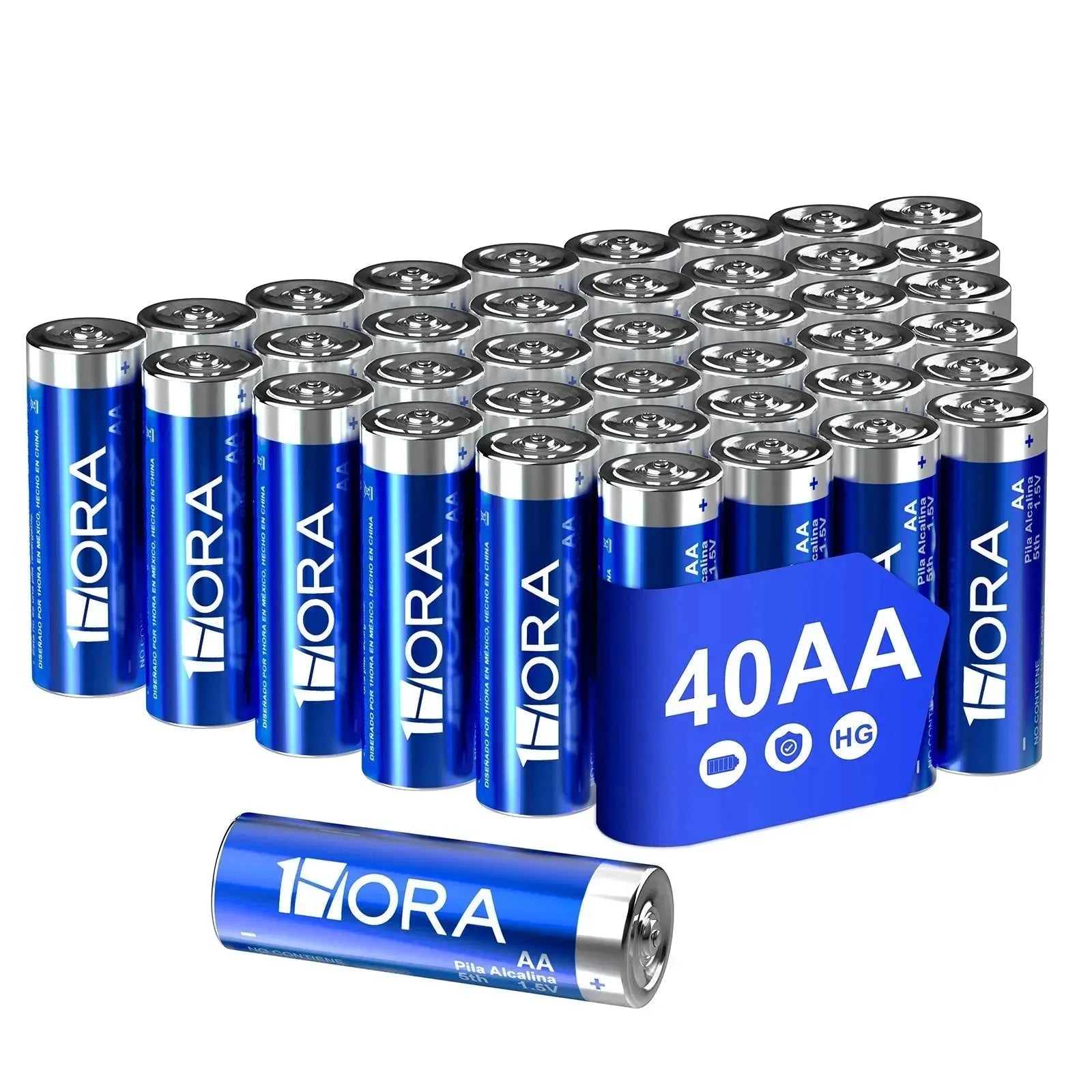 1HORA AA Li-ion Battery Pack of 40 Pcs Secondary image