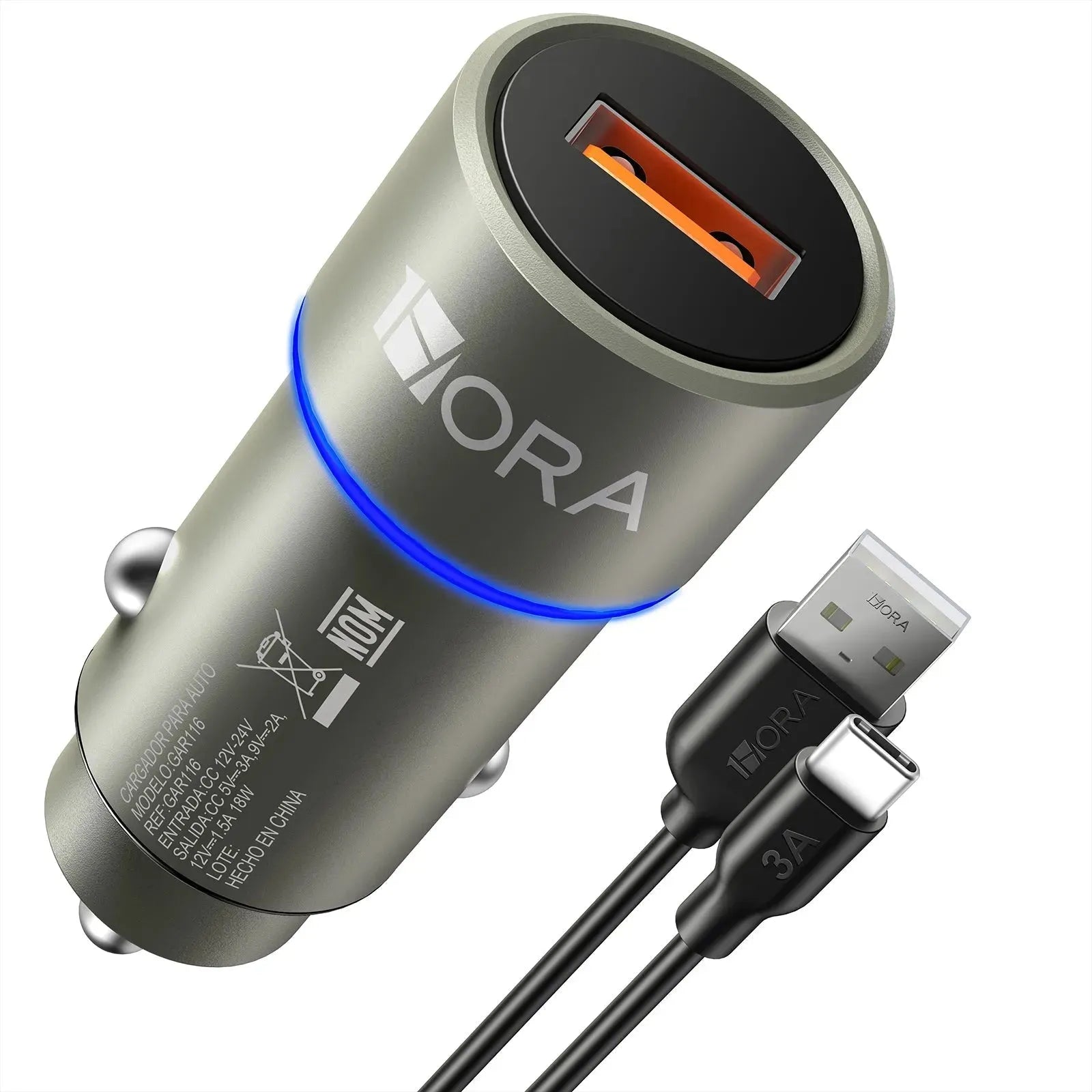 1Hora GAR116 QC3.0 Fast Car Charger Secondary image