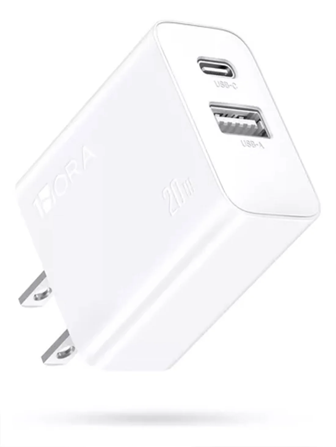 1HORA Charger Dual U+C PD20W C-Port USB-Port Price in Pakistan 