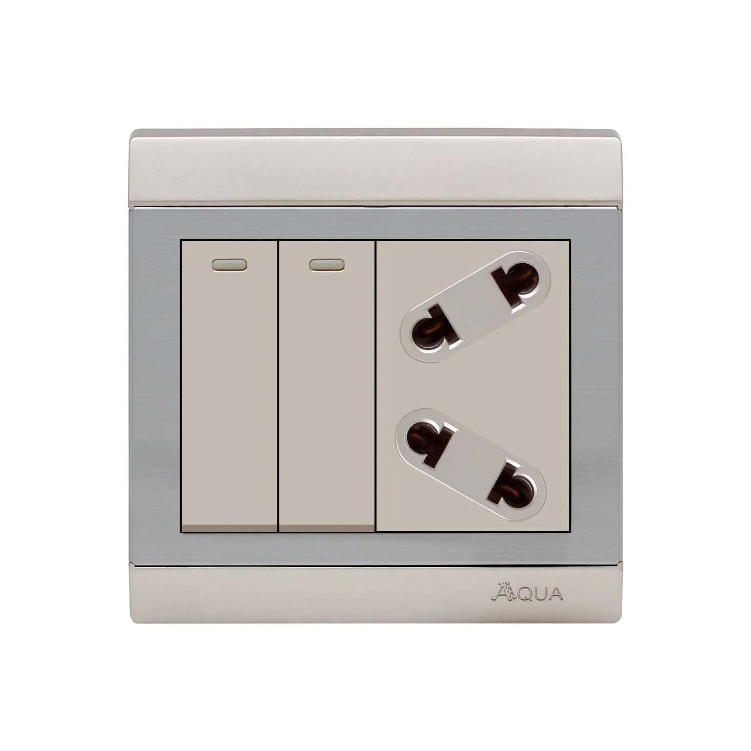 AQUA BRAVO 2 GANG 1 SOCKET Price in Pakistan