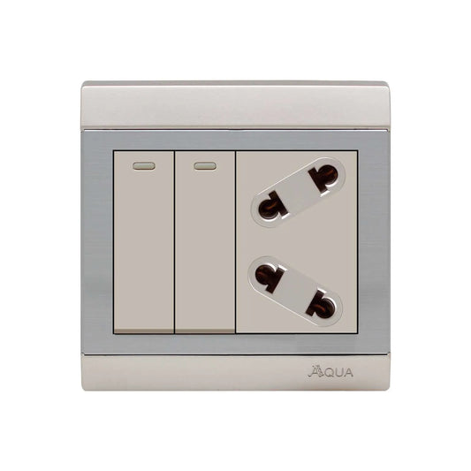 AQUA BRAVO 2 GANG 1 SOCKET Price in Pakistan