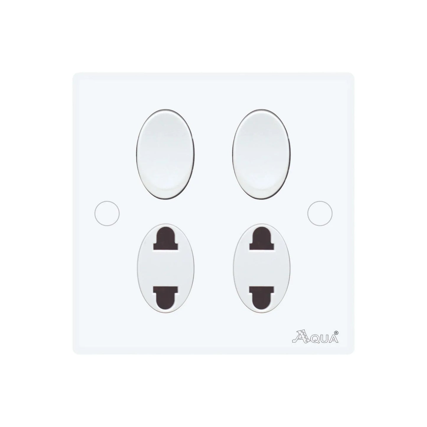 AQUA DYNASTY 2 GANG SWITCH PLUS 2 SOCKET Price in Pakistan