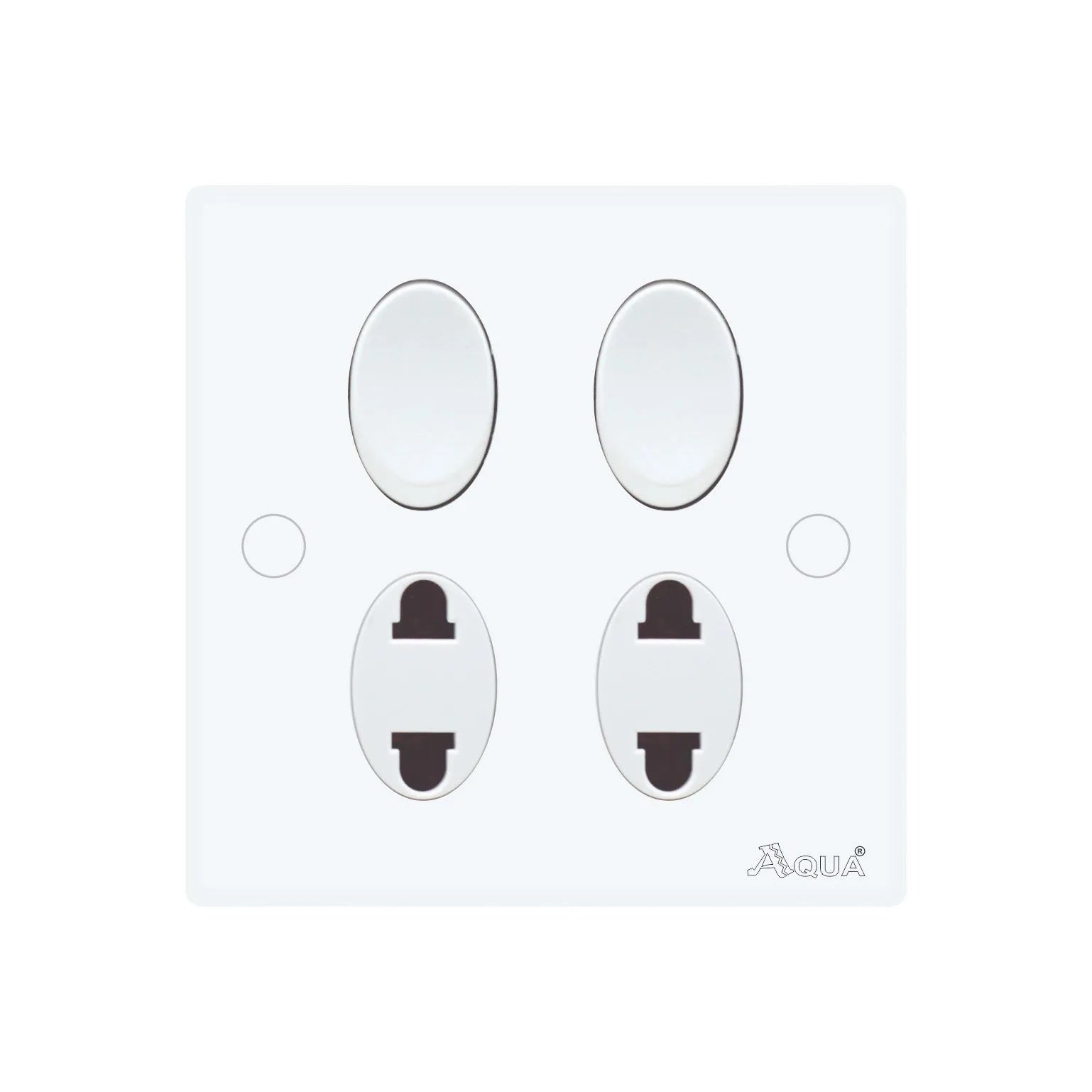 AQUA DYNASTY 2 GANG SWITCH PLUS 2 SOCKET Price in Pakistan