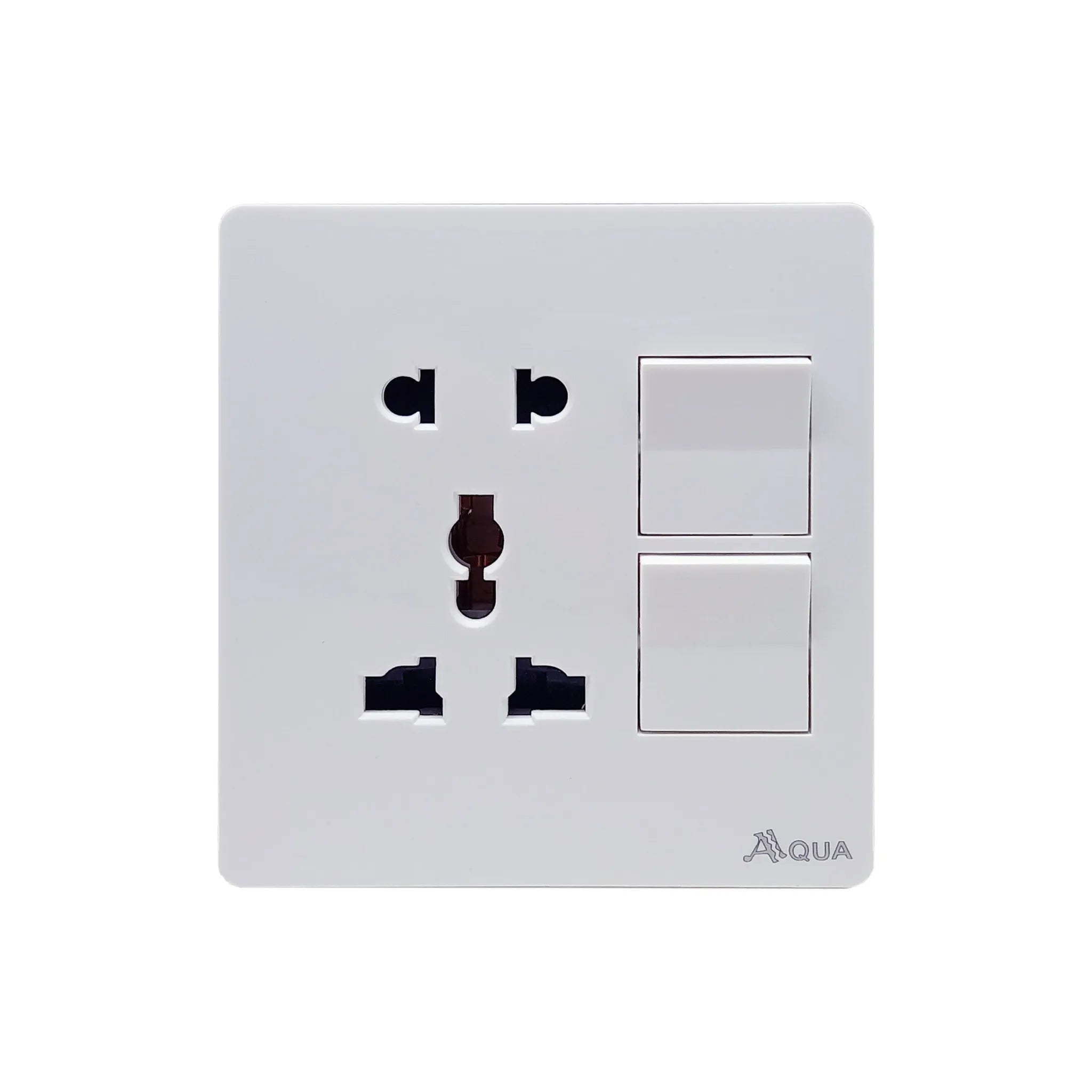 AQUA TWO SWITCH PLUS ONE SOCKET PLUS MULTI FUNCTION SOCKET Price in Pakistan