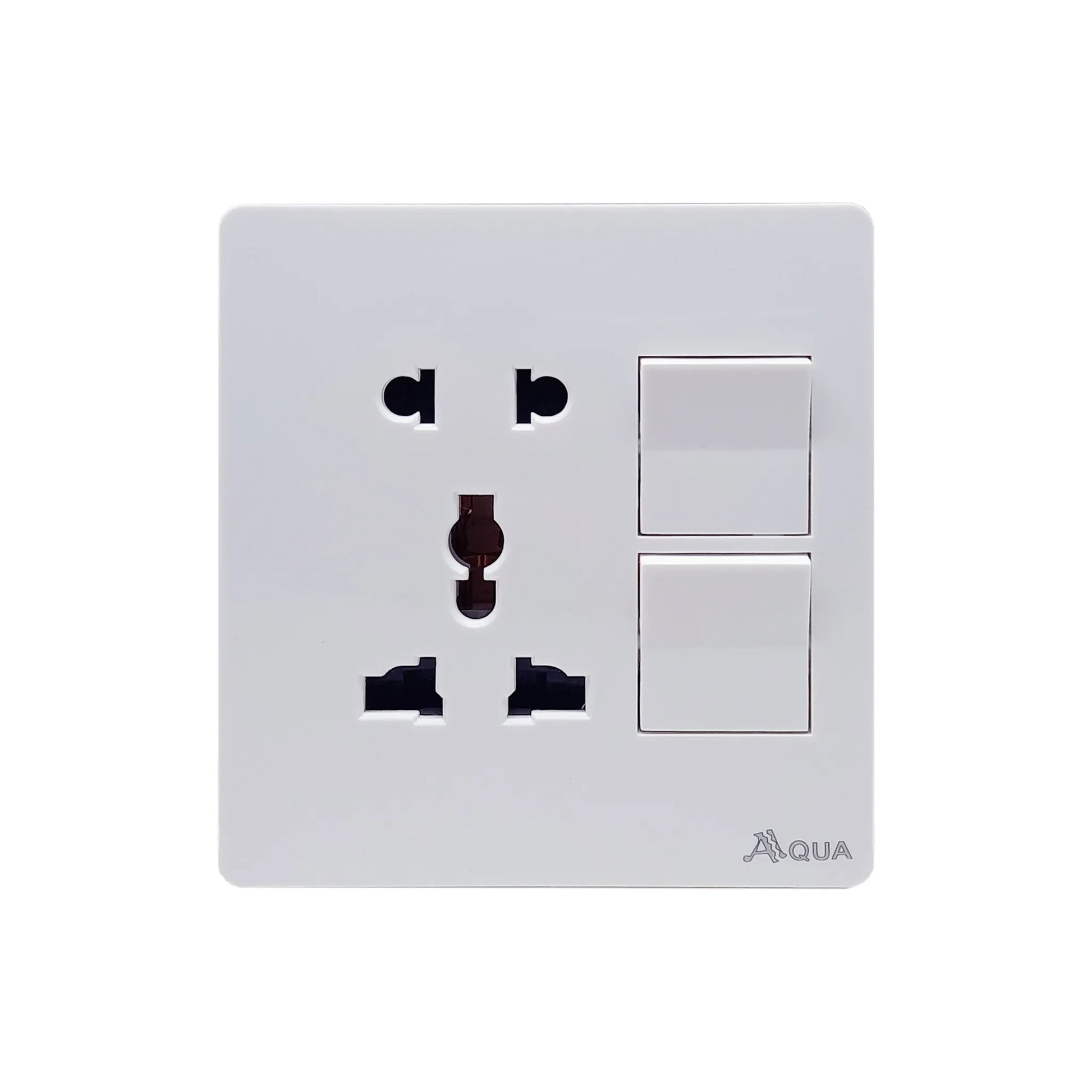 AQUA TWO SWITCH PLUS ONE SOCKET PLUS MULTI FUNCTION SOCKET Price in Pakistan