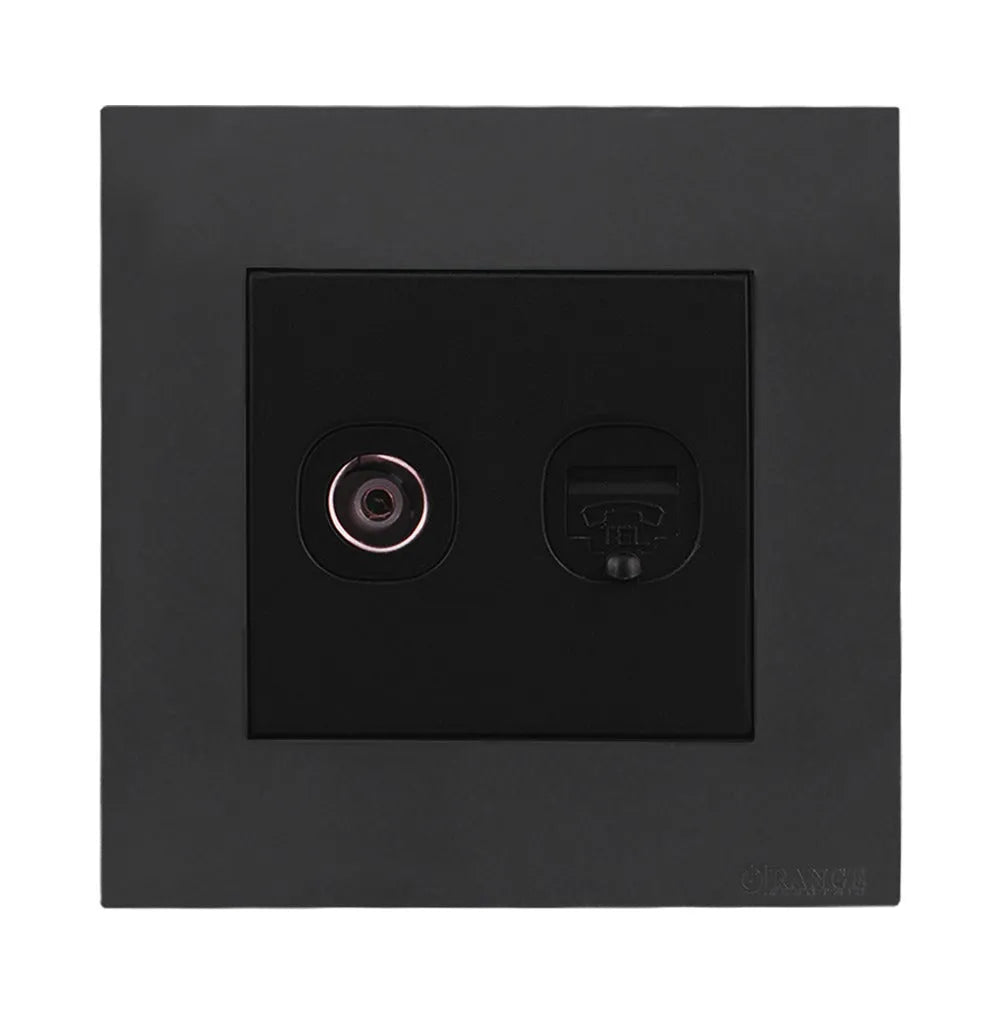 Akoya 1 2 Gang TV Co – Axial Outlet White Price in Pakistan