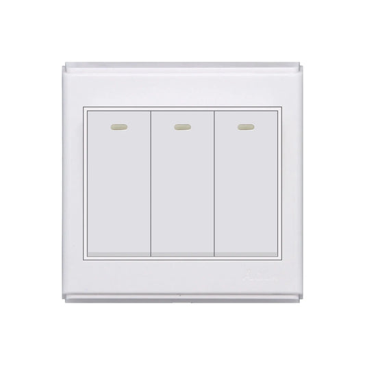 AQUA SAPPHIRE 3 GANG 2 WAY SWITCH Price in Pakistan