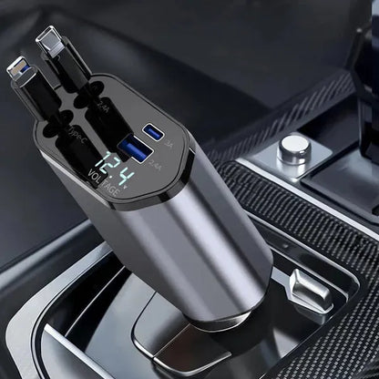 4 in 1 Retractable Car Phone Charger Price in Pakistan