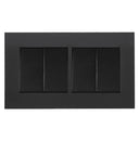 Akoya 4 Gang Twin Switch 10Amp