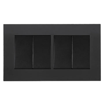 Akoya 3 Gang 2 Way Flush Switch gun matalic Price in Pakistan