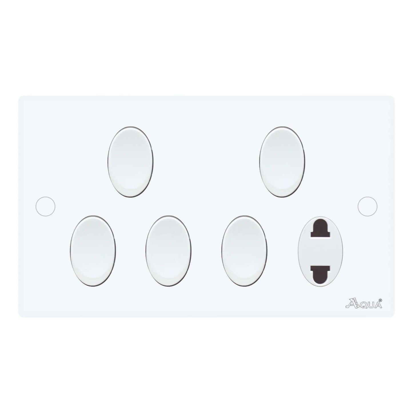 AQUA DYNASTY 5 GANG SWITCH PLUS 1 SOCKET Price in Pakistan
