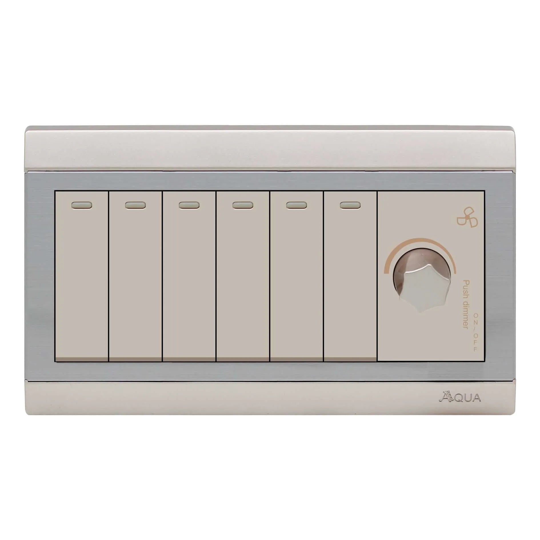 Aqua Bravo 6 Switch 1 Dimmer Price in Pakistan