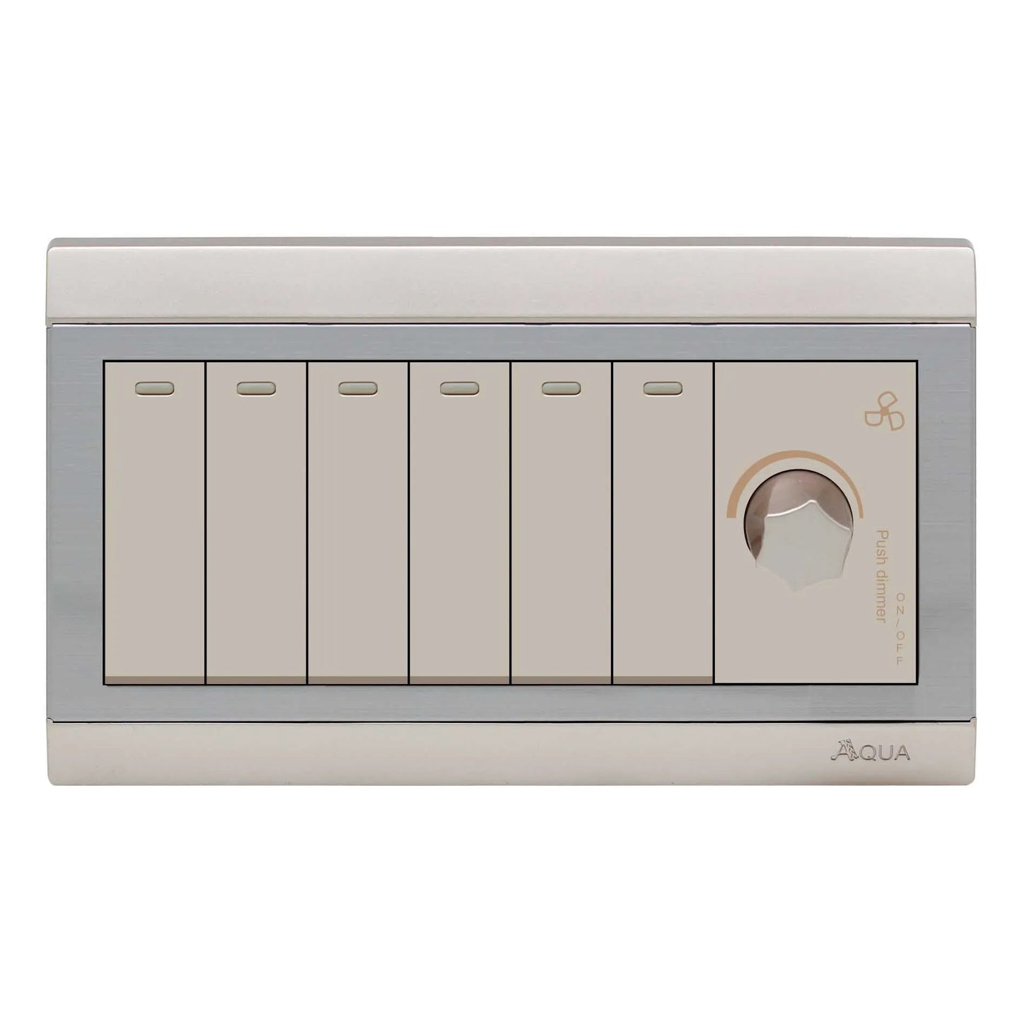 Aqua Bravo 6 Switch 1 Dimmer Price in Pakistan