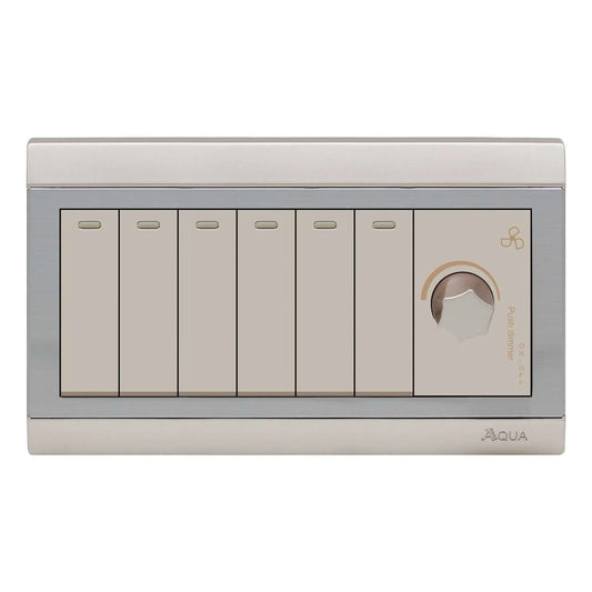 Aqua Bravo 6 Switch 1 Dimmer Price in Pakistan