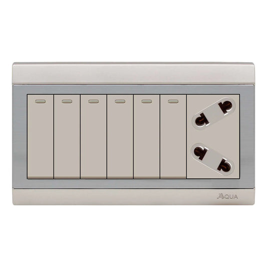Aqua Bravo 6 Switch 1 Socket Price in Pakistan