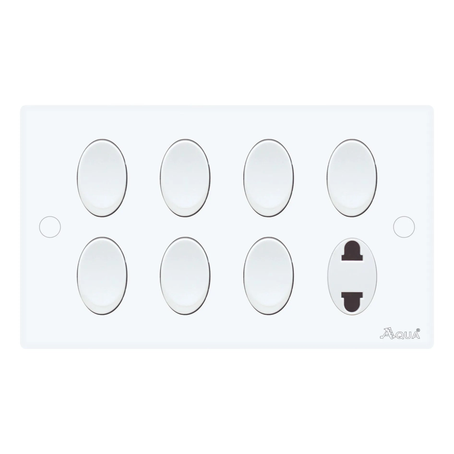 AQUA DYNASTY 7 GANG SWITCH PLUS 1 SOCKET Price in Pakistan