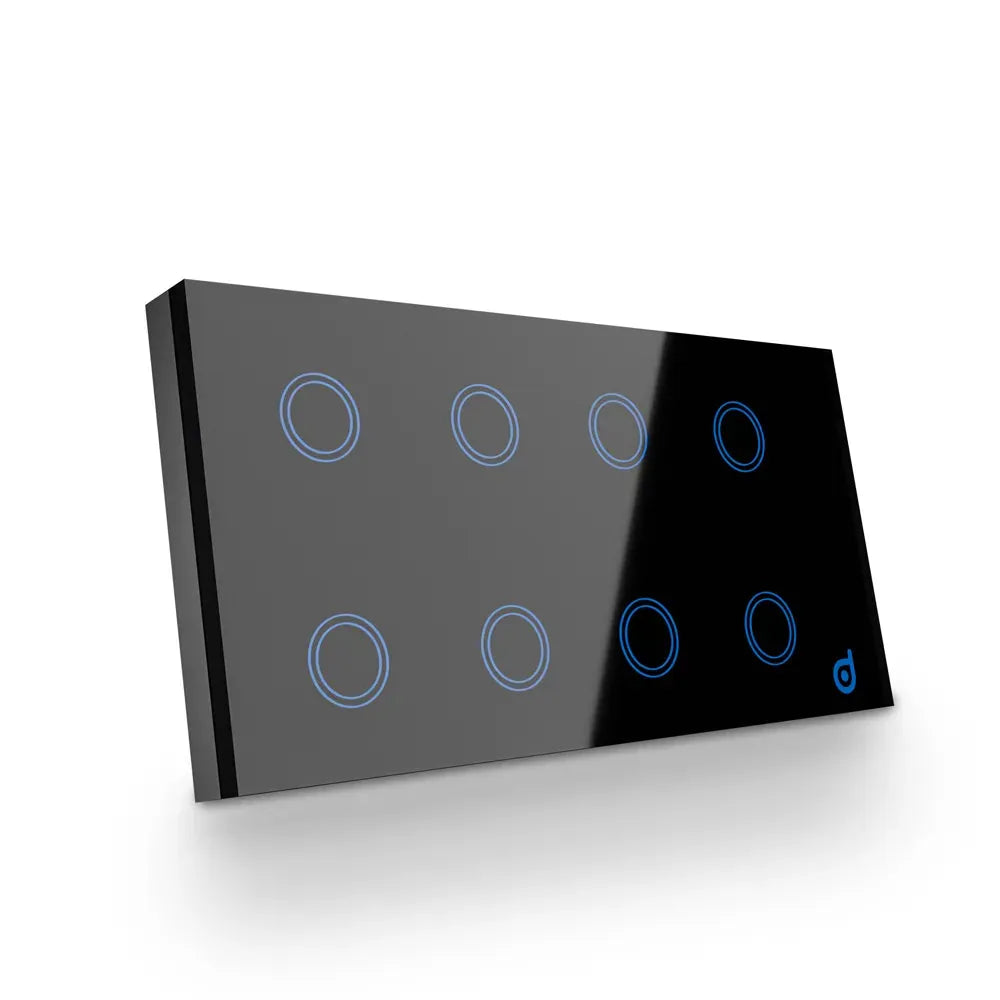 BlueDot Smart Wifi 8 Gang Switch Black Price in Pakistan Main image