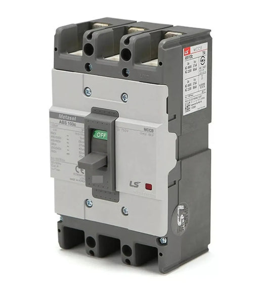 LS Electric ABS103c 3 Pole Molded Case Circuit Breaker-16A